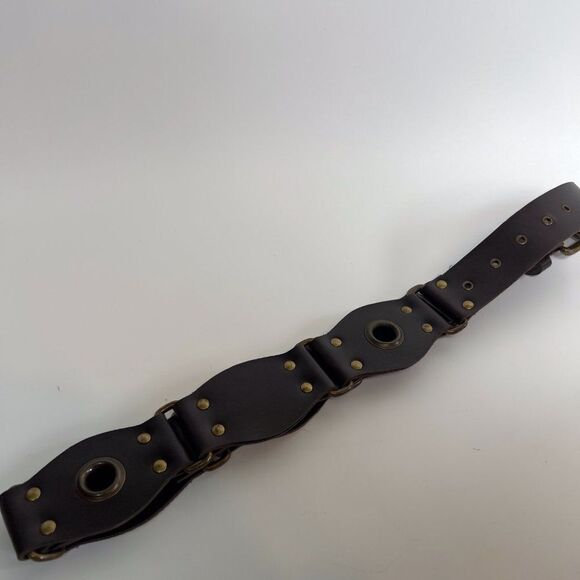 Vintage Y2K Brown Bohemian Fairy Grunge Chunky 70's Style Hippie Belt / Size: 5 - Picture 7 of 10